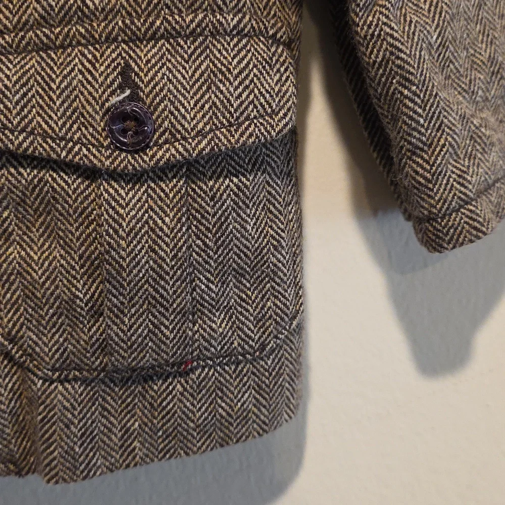 GAP Kids Herringbone Wool Blend Blazer Jacket 3t 3 Size 3